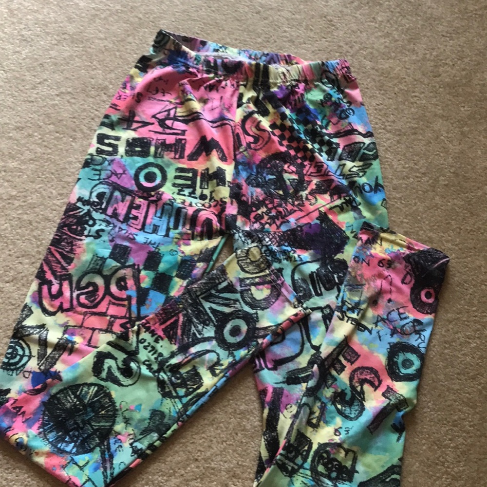 Fun colorful leggings